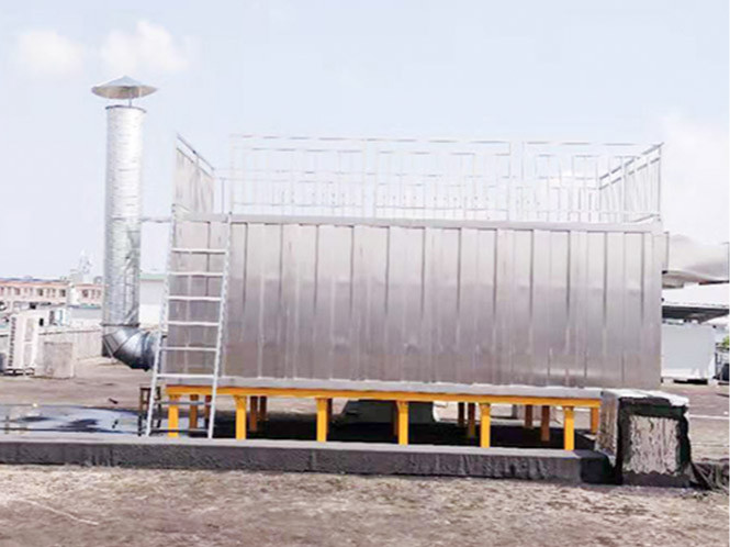 污水處理廠(chǎng)生物法除臭處理塔