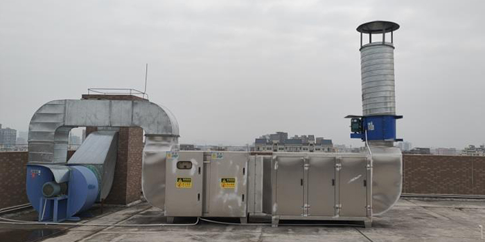 點膠、烘烤工序廢氣處理工程案例實拍-翌駿環(huán)保